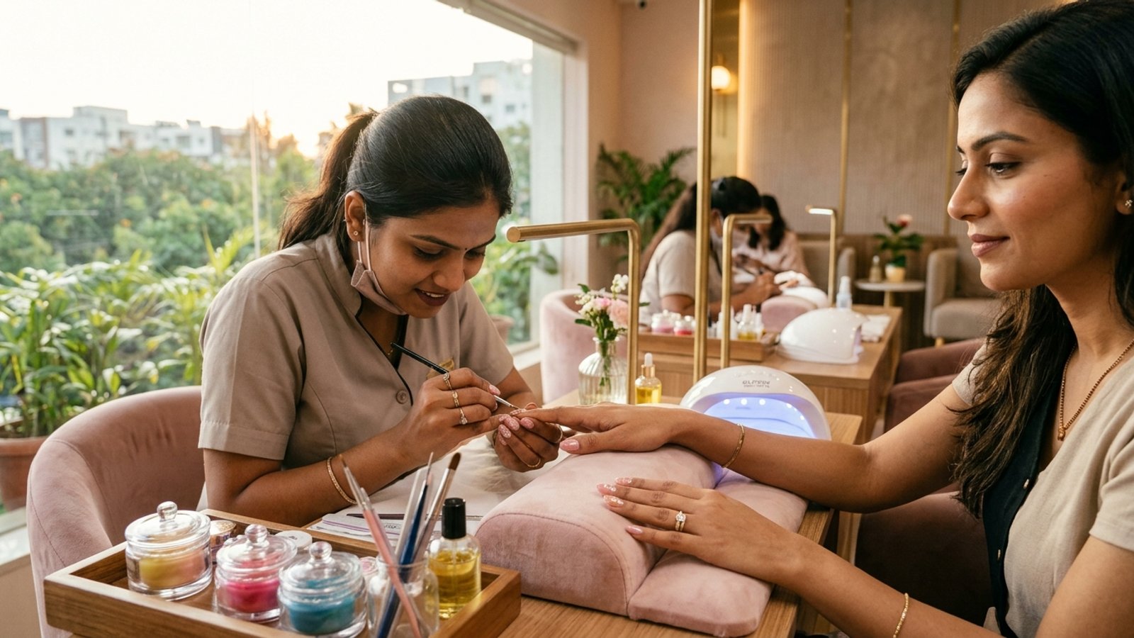 Nails & Mani-Pedi at Zoi Salon, MG Road Bangalore